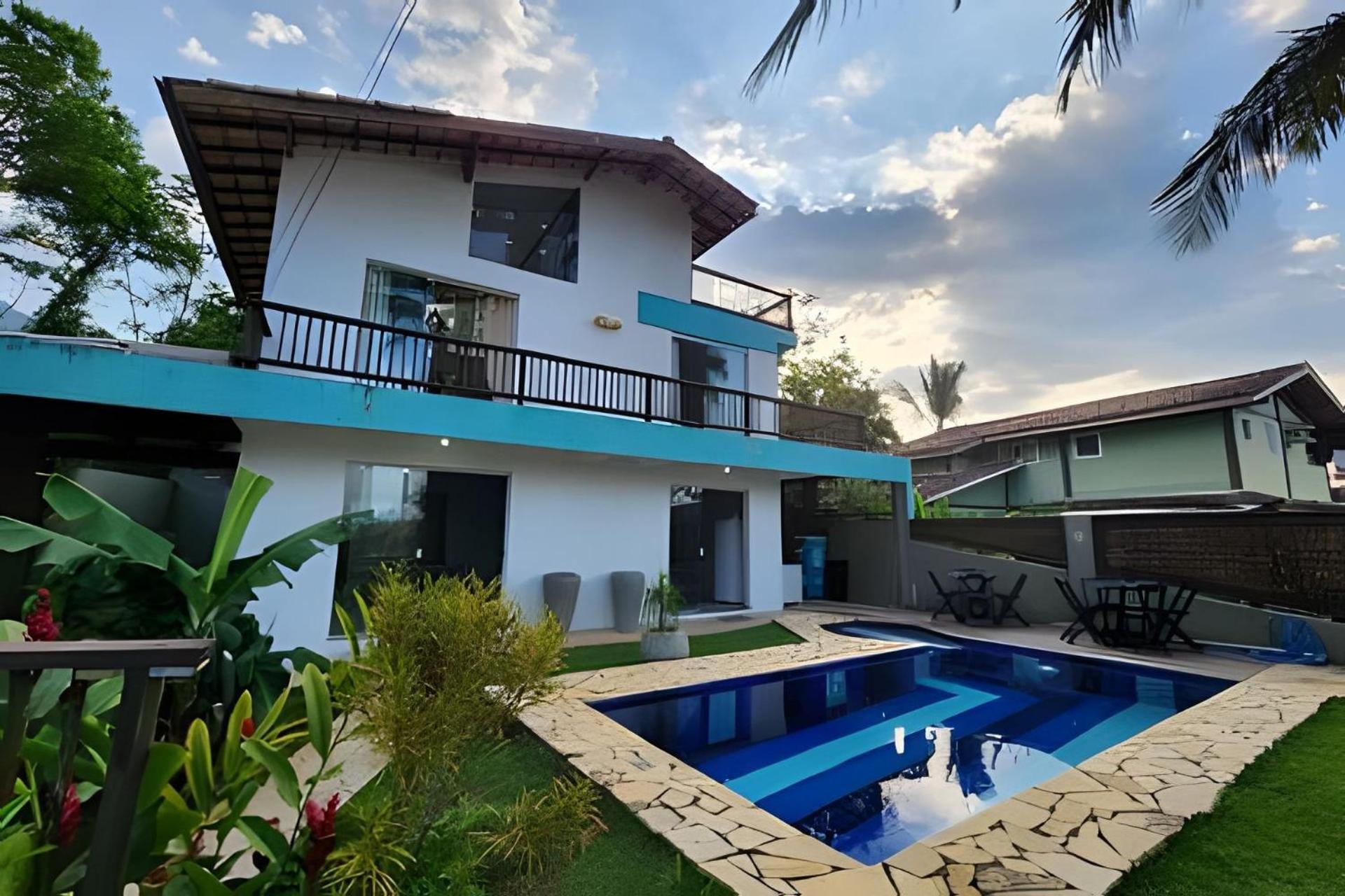 Bela Casa De 4 Suites Com Piscina E Vista - Curral อิลญาเบลา ภายนอก รูปภาพ