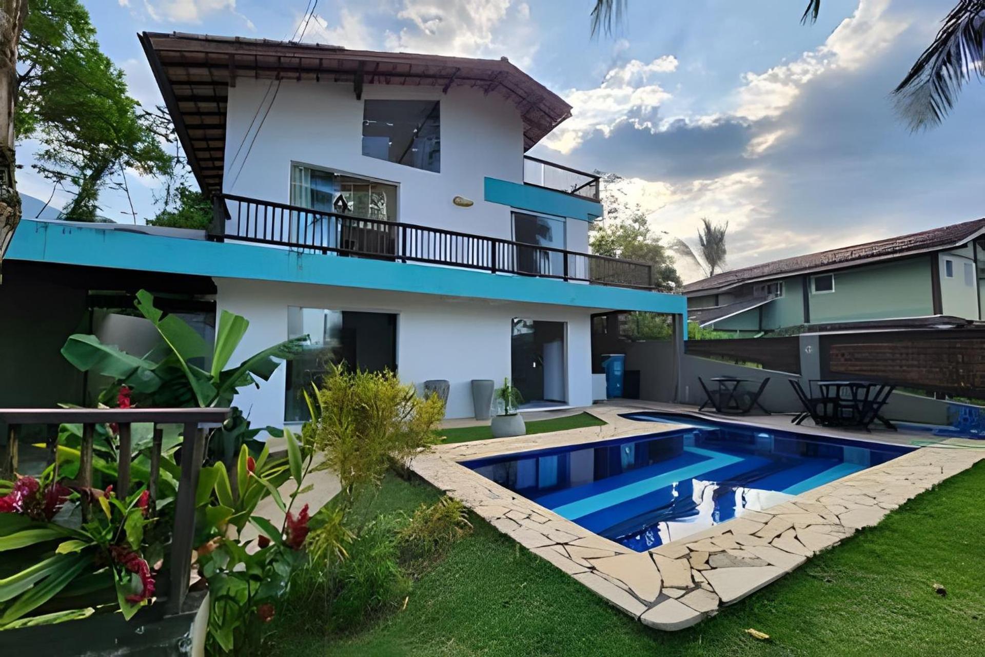 Bela Casa De 4 Suites Com Piscina E Vista - Curral อิลญาเบลา ภายนอก รูปภาพ